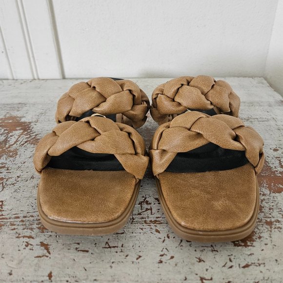 Brand new Marilyn Slides in Camel Sizes 6 - Picture 2 of 8